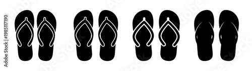 Find black flip flops summer footwear beach sandals vacation shoes casual footwear for summer days