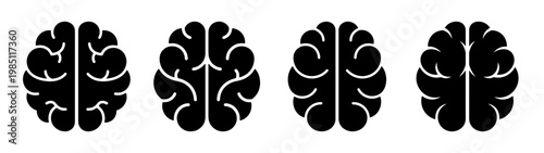 Abstract brain vector illustration for medical design and creative mind concept artwork idea