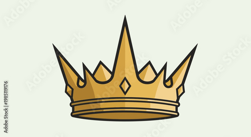 Wallpaper Mural Golden Crown Icon Torontodigital.ca