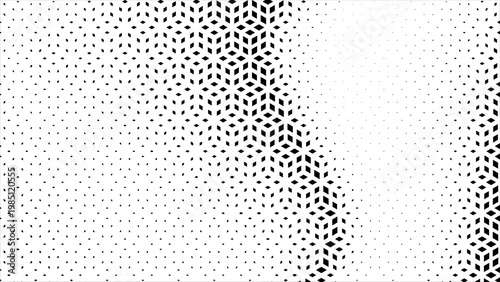 Geometric tiles pattern diamond grid on a white background. Seamless fade out hipster fashion Design pattern. Hexagon halftone Effect Business Background. T shirt Triangle pattern.