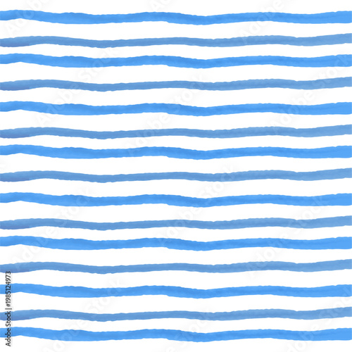 水彩の波のような青色ラインの背景素材