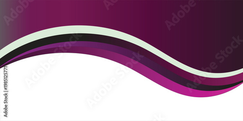Abstract Magenta and Purple Background with Elegant Wavy Layers and Modern Minimalist Curves eps 10 illustration