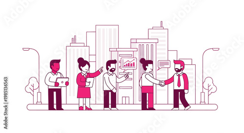 People Shaking Hands Business Deal.