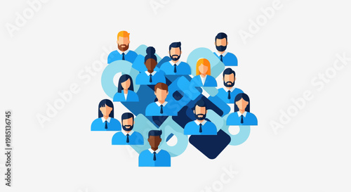 Diverse Group of Business People.