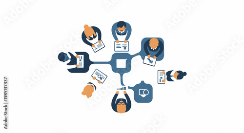 Business people team connect network.
