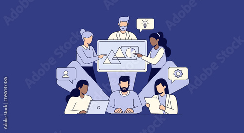 Diverse Team Working Together.