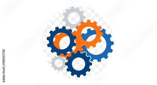 Gears Interlocking Mechanical System.