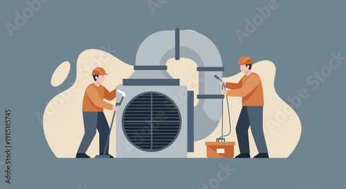 HVAC System Installation and Maintenance by Professional Technicians.