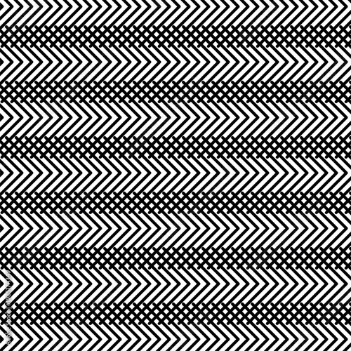 Ornament with angular and intersecting lines.