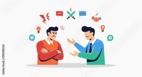 Business Negotiation Agreement Partnership Communication Concept