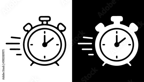 Chronos' Embrace: An artistic rendering of a stopwatch, a symbol of temporal measurement, elegantly illustrated to represent time management.