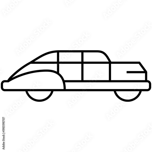 Wallpaper Mural Outline transportation icon Torontodigital.ca