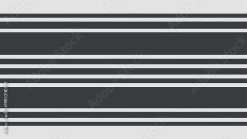 Seamless horizontal parallel stripes pattern with varying widths in dark grey and light grey tones.