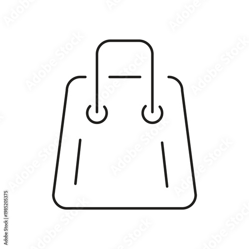 Shopping Bag Icon.E-commerce Shopping Bag Icon.Purchase Shopping Bag Symbol..eps