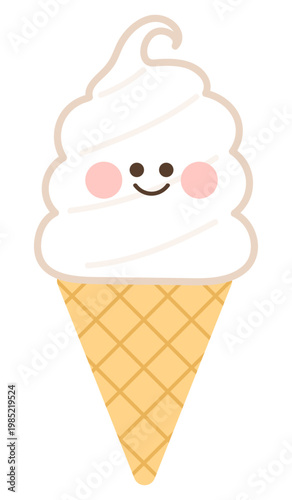 かわいいソフトクリーム