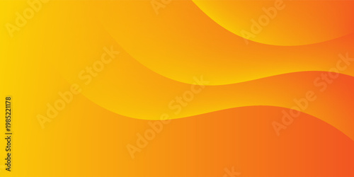 Abstract Blurry Orange Yellow Wave Background Design, Fresh Orange Yellow Stylish .