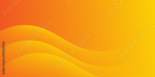 Abstract Blurry Orange Yellow Wave Background Design, Fresh Orange Yellow Stylish .