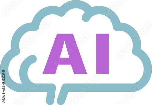 AI（人工知能）のイメージアイコン