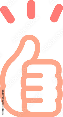 いいねのハンドサイン