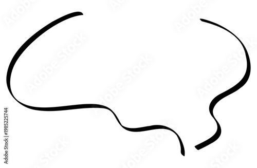 湯気のもくもくした手書きイラスト 暖かい料理や飲み物の表現に使えるゆるいあしらい