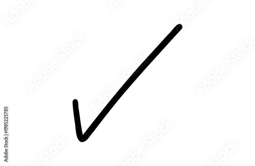 手書きのチェックマークイラスト 完了や済のポイントに使えるゆるいあしらい