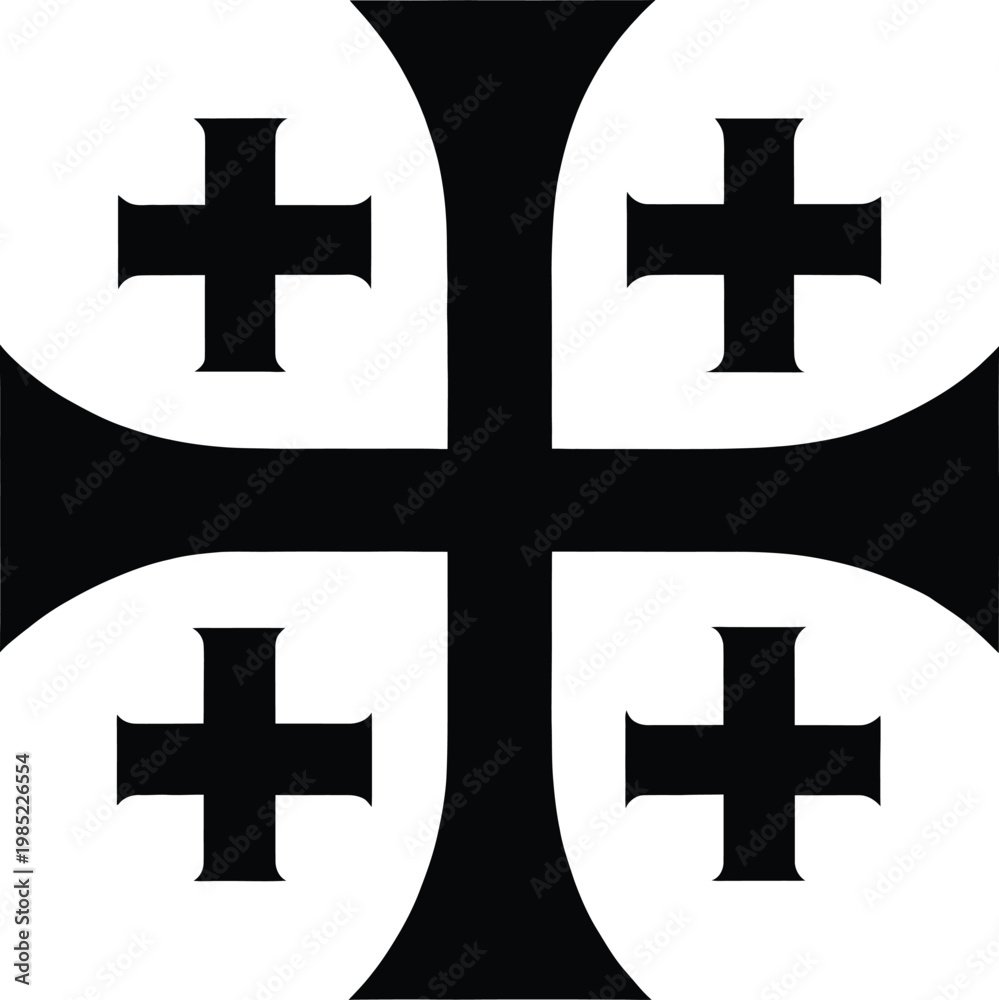 Fototapeta premium Jerusalem cross