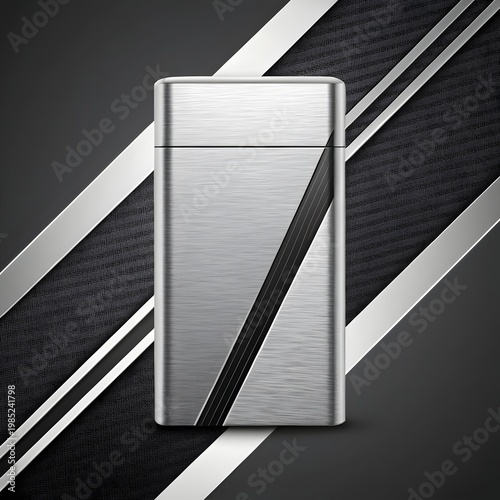Abstract metal background with lines