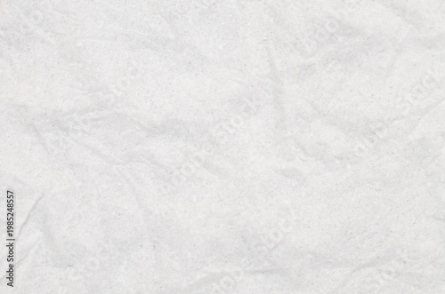 Slika na platnu Grungy White Paper Surface with Heavily Wrinkled Pattern