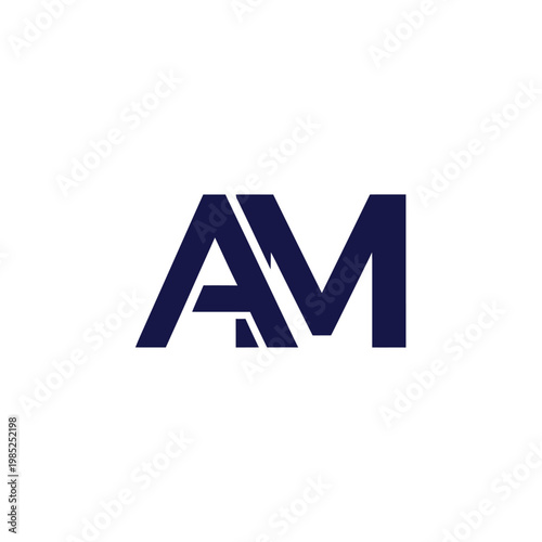 Abstract logo design featuring overlapping shapes