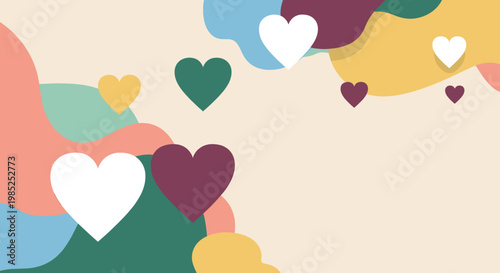 A minimalist, soothing composition of organic shapes and soft colors. Perfect for backgrounds, website design, or conveying a sense of calm and balanc