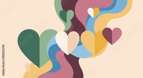 A minimalist, calming background with soft, rounded shapes. Ideal for website design, presentations, or branding needing a modern and approachable aes