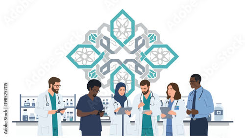 Diverse Medical Team Collaboration Healthcare Professionals Meeting