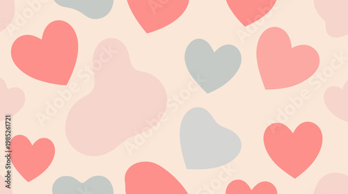 A calming and minimalist abstract background featuring soft coral and cream shapes. Perfect for websites, social media, or presentations needing a mod