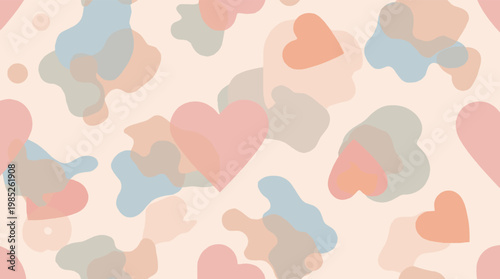 A serene and minimalist background featuring soft, organic shapes in pastel colors. Perfect for websites, social media graphics, or presentations need