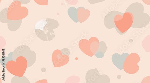 A calming and minimalist background featuring overlapping pastel shapes. Ideal for websites, presentations, or social media seeking a soft, modern aes