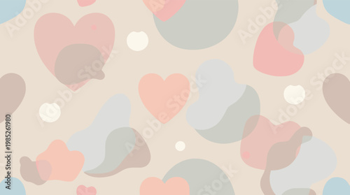 A calming and minimalist background featuring soft pastel colors and organic shapes. Ideal for branding, website design, or presentations seeking a mo