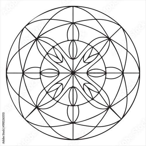  geometric pattern, flower of life, sacred geometry design