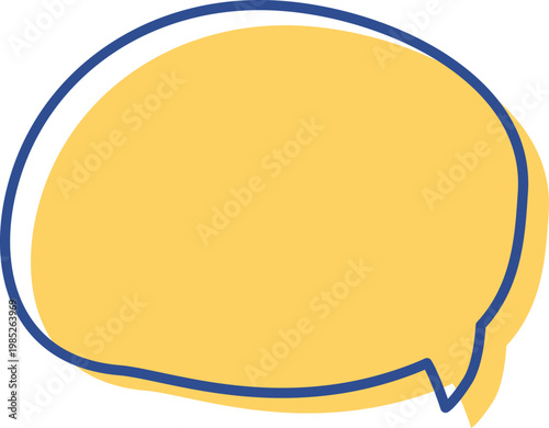 吹き出しレトロポップ_円形5