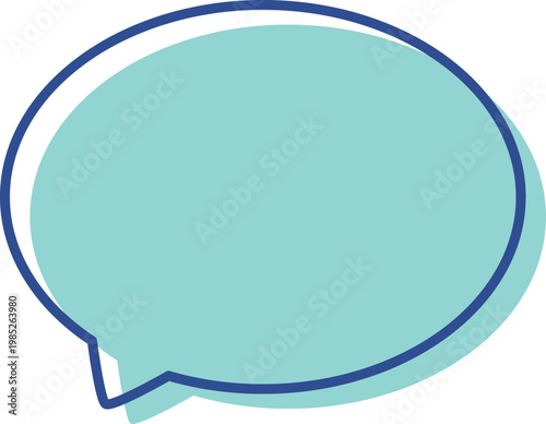 吹き出しレトロポップ_円形4