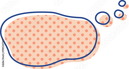 吹き出しレトロポップ_思考1