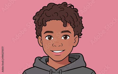 Stylish Businessman in Double-Breasted Suit Illustration