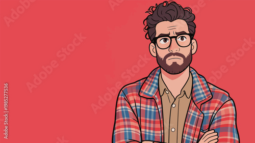 Stylized Illustration of a Businessman