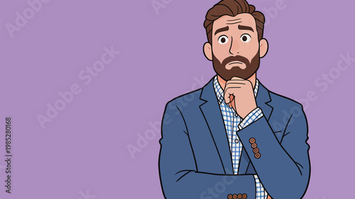 Curly - Haired Child with Blue Eyes Looking Up