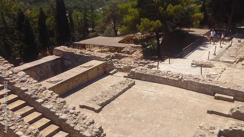 Knossos Palace Ruins of Minoan Civilization in Crete Greece