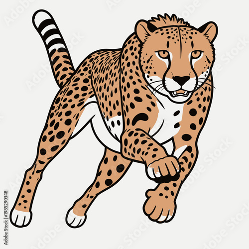 Illustration of a Smiling Young Man with Dreadlocks