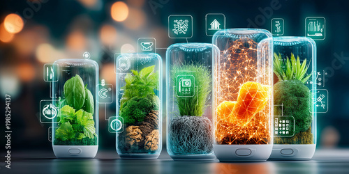 Smart terrariums with digital monitoring technology
