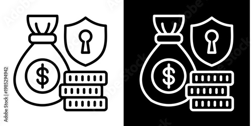 Online Shopping Discount Icon Set White Style Collection