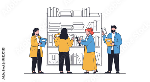 Professional Business Team Engaged in Collaborative Discussion