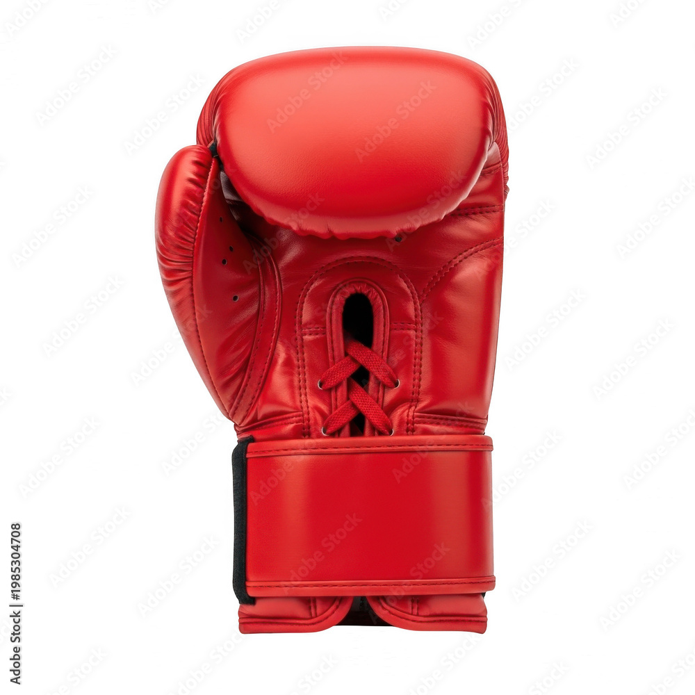 Fototapeta premium A vibrant red fire hydrant standing upright on a sidewalk isolated on transparent background,png