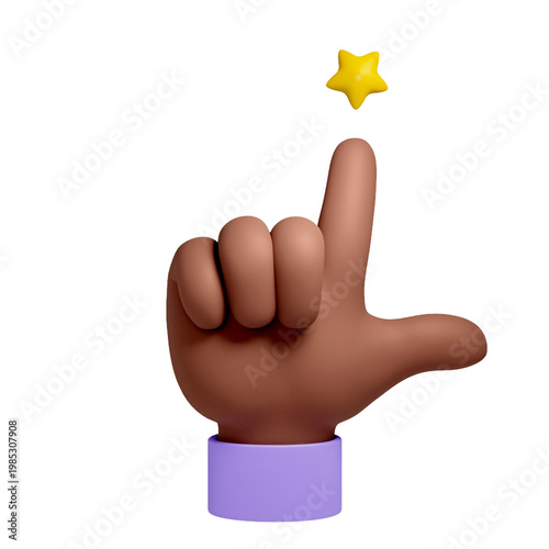 Number Seven Hand Sign